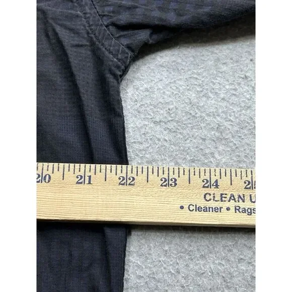 F/X Fusion Shirt Adult Medium Black Blue‎ Geometric Preppy Designer Casual Mens - Picture 6 of 9